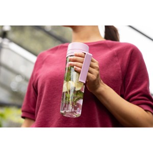 Brabantia, Butelka na wodę z sitkiem Make &amp; Take 500 ml Lilac Pink 241086
