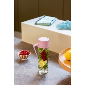 Brabantia, Butelka na wodę z sitkiem Make &amp; Take 500 ml Lilac Pink 241086