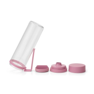 Brabantia, Butelka na wodę z sitkiem Make &amp; Take 500 ml Lilac Pink 241086