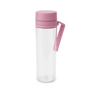 Brabantia, Butelka na wodę z sitkiem Make &amp; Take 500 ml Lilac Pink 241086