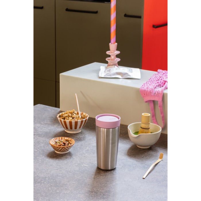 Brabantia, Kubek termiczny Make &amp; Take 360 ml Lilac Pink 239168