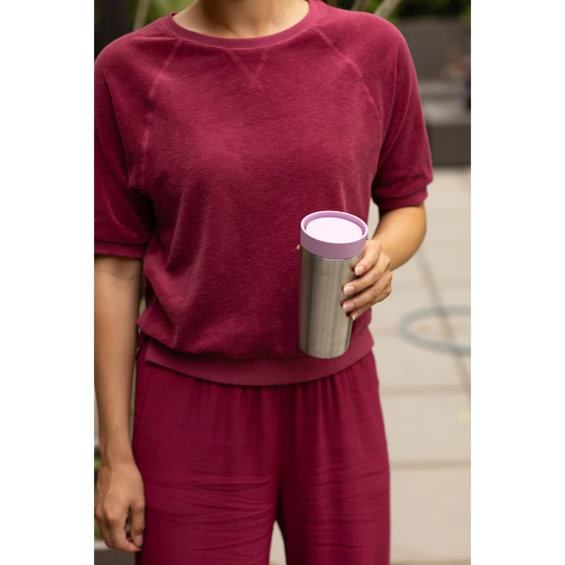 Brabantia, Kubek termiczny Make &amp; Take 360 ml Lilac Pink 239168