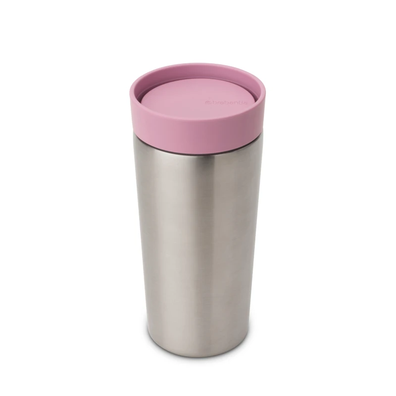 Brabantia, Kubek termiczny Make &amp; Take 360 ml Lilac Pink 239168