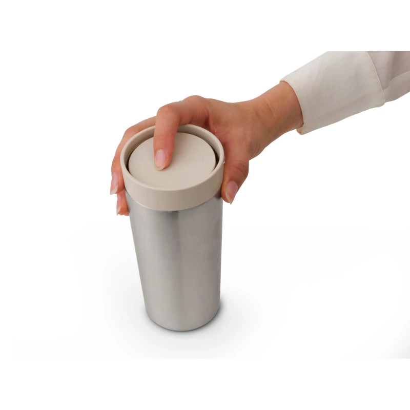 Brabantia, Kubek termiczny Make &amp; Take 360 ml Soft Beige 244827