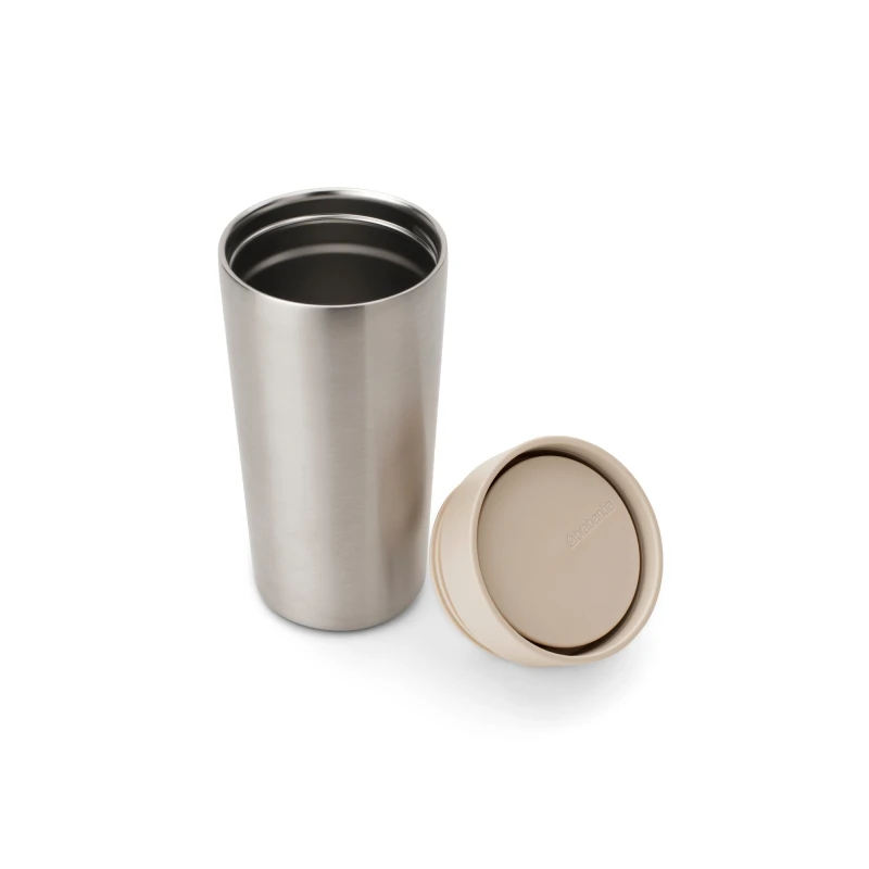 Brabantia, Kubek termiczny Make &amp; Take 360 ml Soft Beige 244827