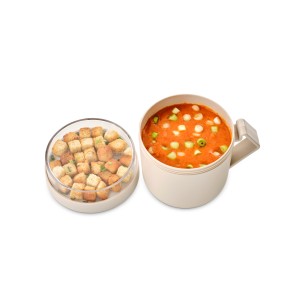 Brabantia, Kubek na zupę Make &amp; Take 600 ml Soft Beige 241468