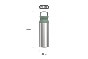 Mepal, Kubek termiczny na herbatę Ellipse 500 ml Vivid Mauve 104183078700