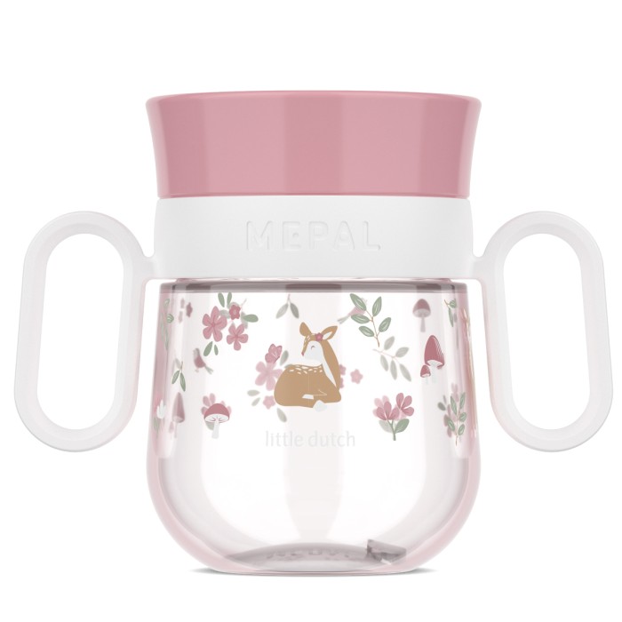 Mepal, Kubek dziecięcy treningowy do nauki picia Mio 200 ml Fairy Garden 108018065406