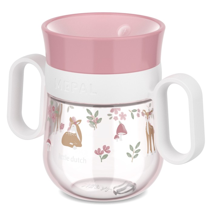 Mepal, Kubek dziecięcy treningowy do nauki picia Mio 200 ml Fairy Garden 108018065406