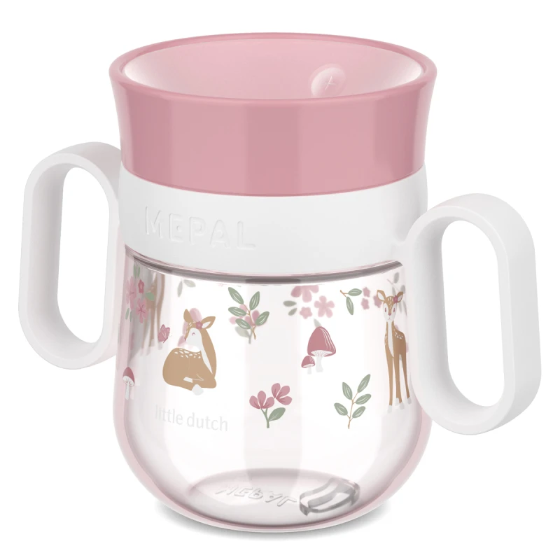 Mepal, Kubek dziecięcy treningowy do nauki picia Mio 200 ml Fairy Garden 108018065406