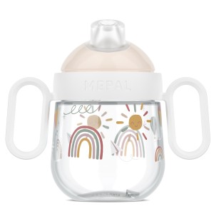Mepal, Kubek dziecięcy niekapek Mio Sunshine &amp; Rainbow 200ml 108017065245