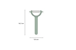 Mepal, Obieraczka Y-Peeler stalowa Chef It 17 cm Chalk 102331031500