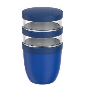 Mepal, Lunchpot Ellipse 500+200+200 ml Vivid Blue 107658010100