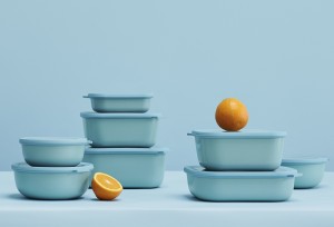 Mepal, Zestaw 3 misek Cirqula prostokątna 500 1000 2000 Blue 106270015700