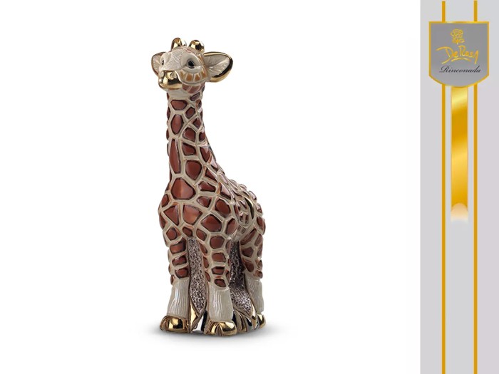 De Rosa Rinconada, ceramiczna figurka z Urugwaju - MAŁA ŻYRAFA