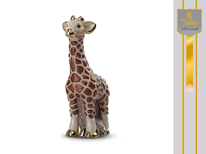 De Rosa Rinconada, ceramiczna figurka z Urugwaju - MAŁA ŻYRAFA