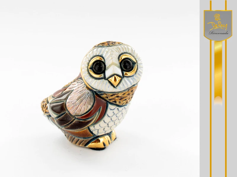 De Rosa Rinconada, ceramiczna figurka z Urugwaju - SOWA/SÓWKA