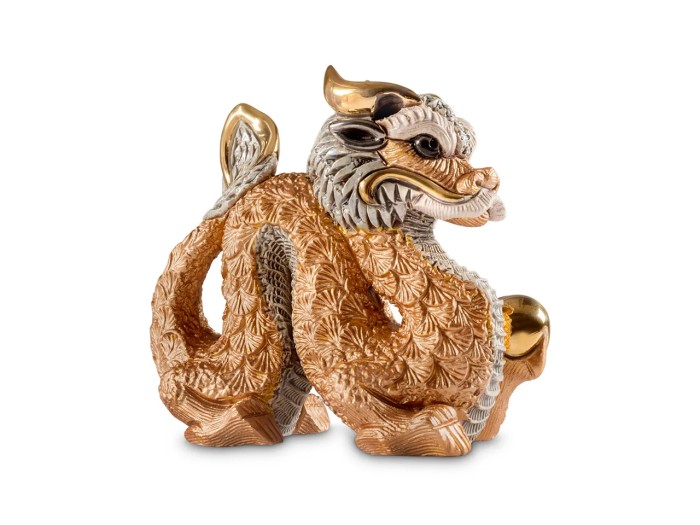 De Rosa Rinconada, ceramiczna figurka z Urugwaju - CHIŃSKI SMOK