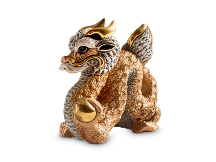 De Rosa Rinconada, ceramiczna figurka z Urugwaju - CHIŃSKI SMOK