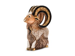 De Rosa Rinconada, ceramiczna figurka z Urugwaju - KOZIOŁ BRĄZOWY