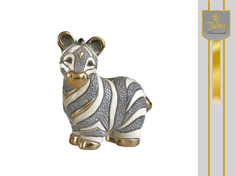 De Rosa Rinconada, ceramiczna figurka z Urugwaju - MAŁA ZEBRA