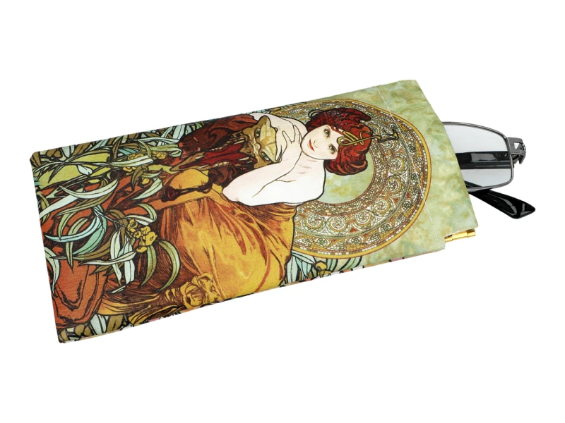 Carmani, miękkie etui na okulary - ALFONS MUCHA/Kamienie szlachetne