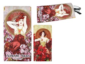Carmani, miękkie etui na okulary - ALFONS MUCHA/Kamienie szlachetne