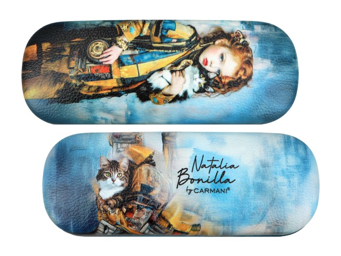 Carmani, eleganckie etui na okulary - N. BONILLA/Kocie opwieści