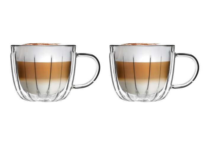 Vialli Design, komplet 2 filiżanek termicznych - TULIP, 250ml