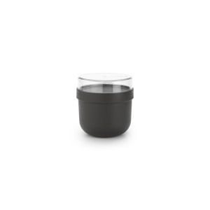 Brabantia, miska śniadaniowa Make & Take, 500ml/dark grey
