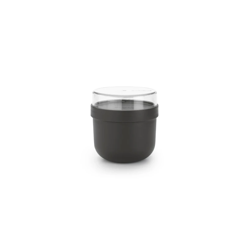 Brabantia, miska śniadaniowa Make & Take, 500ml/dark grey
