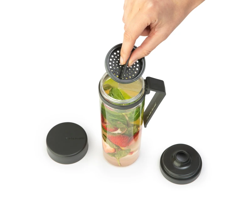 Brabantia, butelka na wodę - Make & Take, 500ml/ dark grey