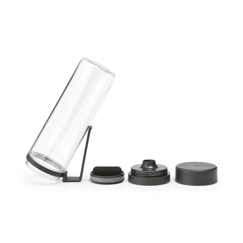 Brabantia, butelka na wodę - Make & Take, 500ml/ dark grey