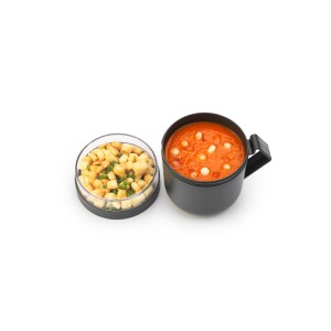 Brabantia, kubek na zupę 600ml - Make & Take, dark grey