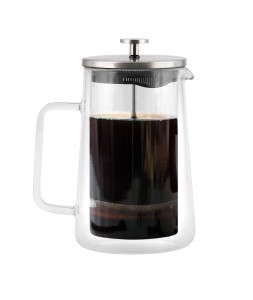 Vialli Design, czajnik-zaparzacz do herbaty 1000ml - DIVA, srebrny mat
