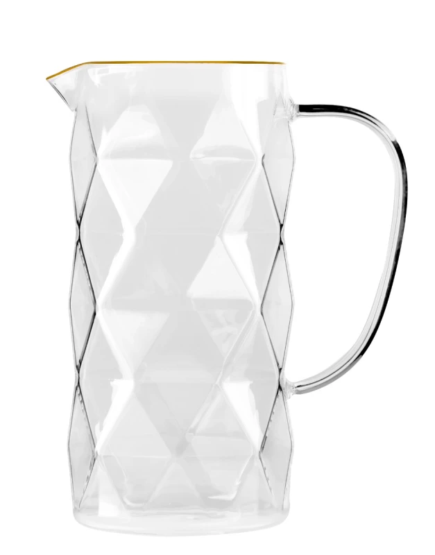 Vialli Design, dzbanek 1500 ml ze złotym rantem Geo Gold