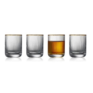 Lyngby Glas, kieliszki do shotów 60 ml Palermo Gold, 6 szt.
