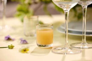Lyngby Glas, kieliszki do shotów 60 ml Palermo Gold, 6 szt.