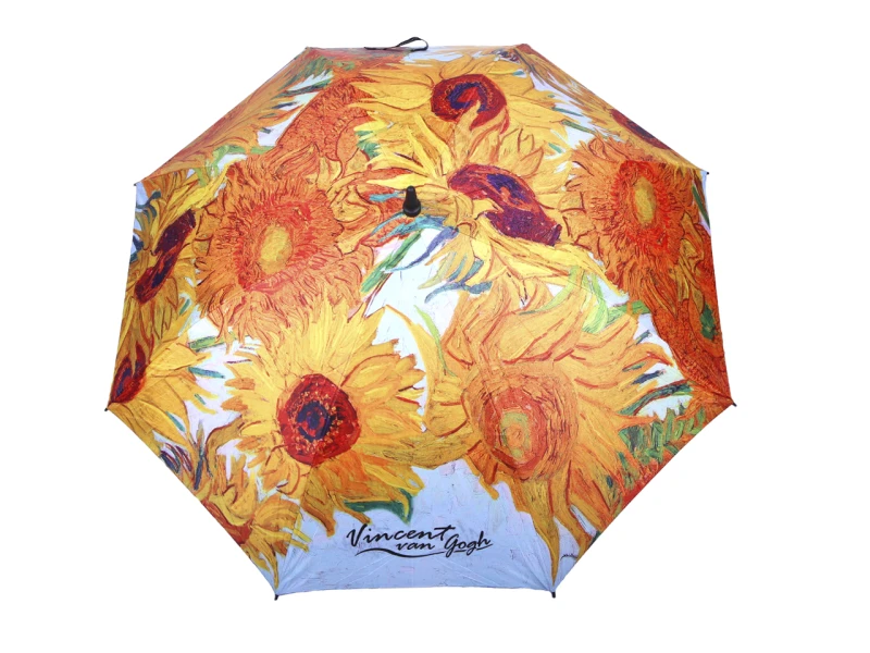 Carmani, parasol automatyczny - VAN GOGH/Słoneczniki (wysyłka tylko pod adres !!!)