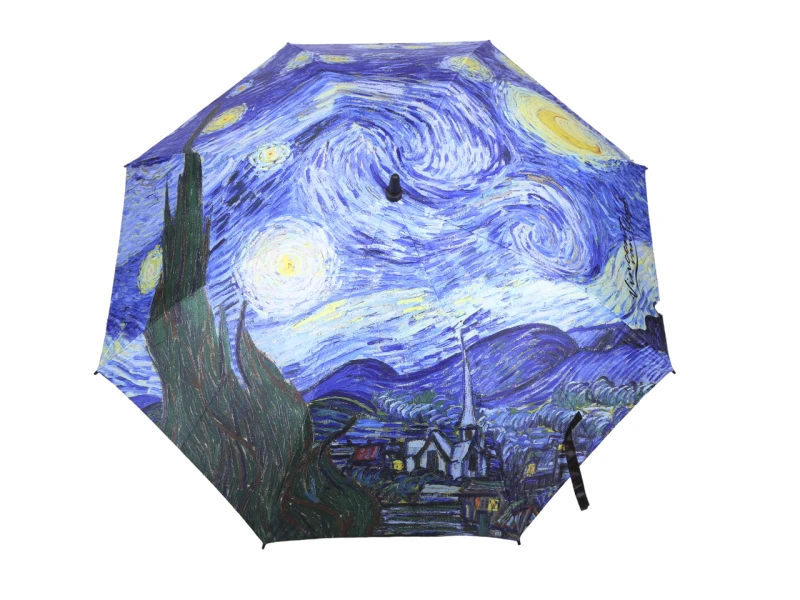 Carmani, parasol automatyczny - VAN GOGH/Gwiaździsta Noc (wysyłka tylko pod adres !!!)