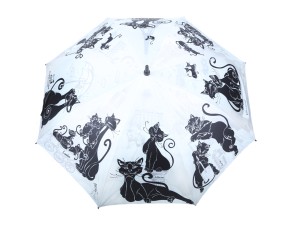 Carmani, parasol automatyczny - CRAZY CATS, szalone koty (wysyłka tylko pod adres !!!)
