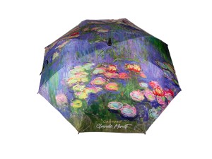 Carmani, parasol automatyczny - CLAUDE MONET/Lilie wodnei (wysyłka tylko pod adres !!!)