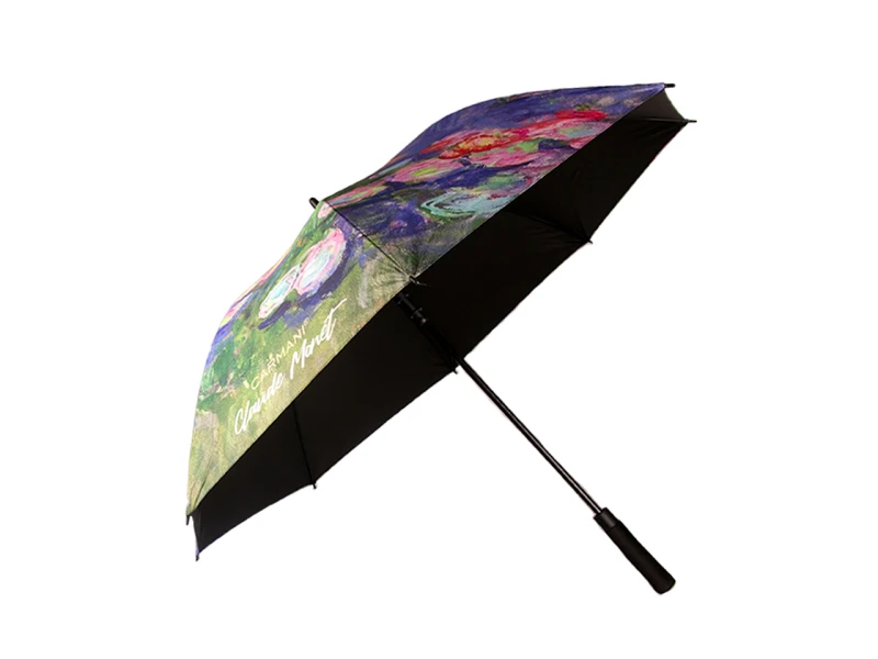 Carmani, parasol automatyczny - CLAUDE MONET/Lilie wodnei (wysyłka tylko pod adres !!!)