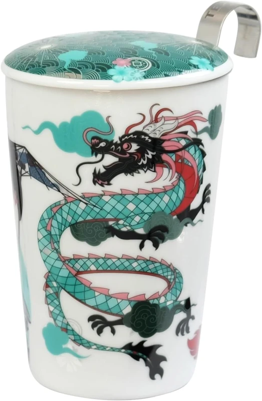 Eigenart, dwuścienny kubek z zaparzaczem TEAEVE - Sweet Little Geisha_2
