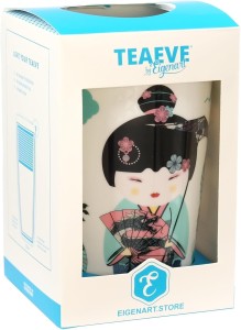 Eigenart, dwuścienny kubek z zaparzaczem TEAEVE - Sweet Little Geisha_4