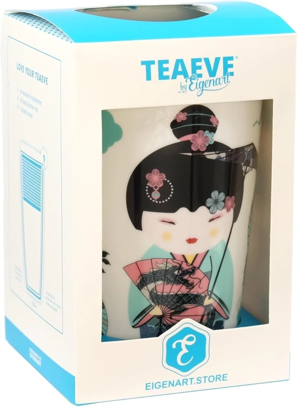 Eigenart, dwuścienny kubek z zaparzaczem TEAEVE - Sweet Little Geisha_4