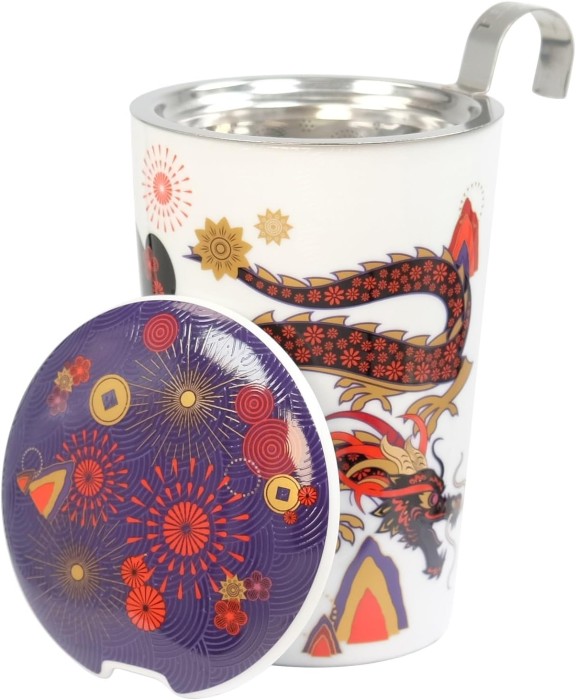 Eigenart, dwuścienny kubek z zaparzaczem TEAEVE - Sweet Little Geisha_1