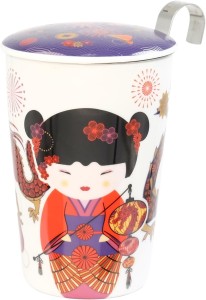 Eigenart, dwuścienny kubek z zaparzaczem TEAEVE - Sweet Little Geisha_2