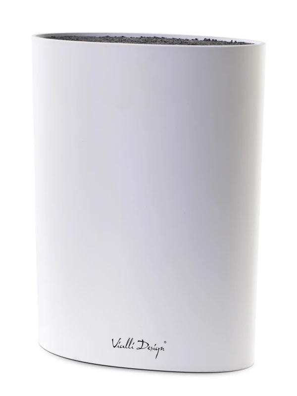 Vialli Design, Stojak do noży owalny Bianco