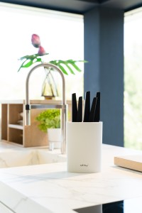 Vialli Design, Stojak do noży owalny Bianco